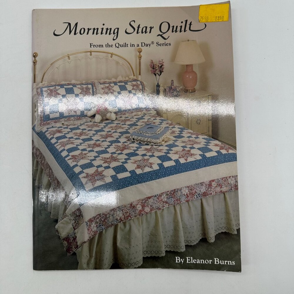 Like New Morning Star Quilt In A Day Burns Sewing Crafts Book TA